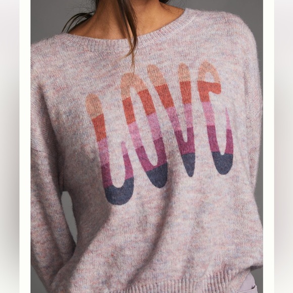 Sundry Womens by Anthropology Love Oversized V Neck Sweater - Picture 7 of 15